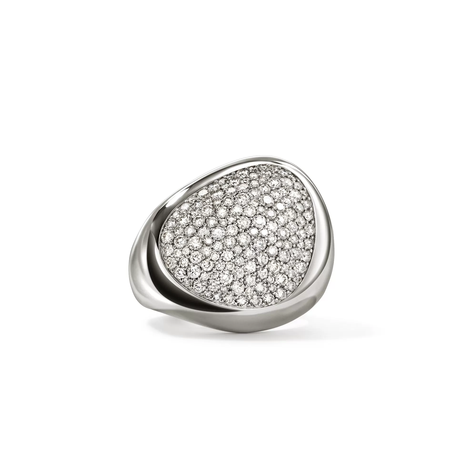 Outlet John Hardy Pebble Ring, Sterling Silver, Diamonds