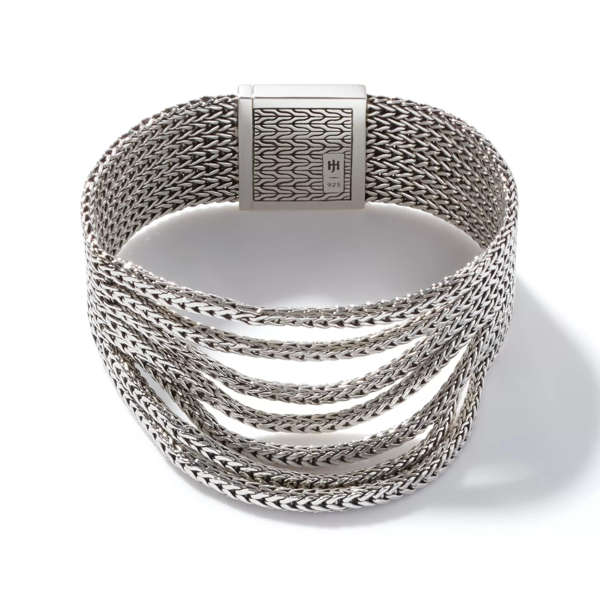 Cheap John Hardy Rata Chain Multi Row Bracelet, Silver