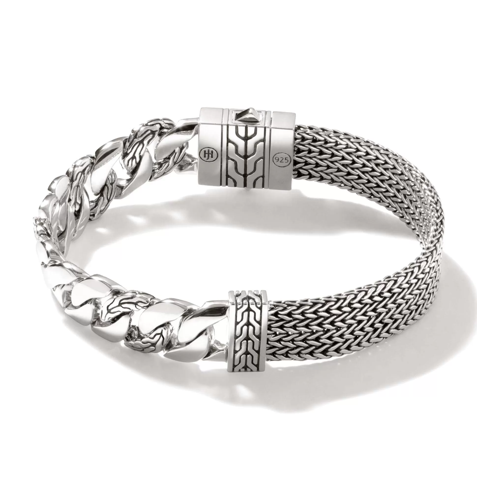 Cheap John Hardy Rata Curb Chain Bracelet, Sterling Silver