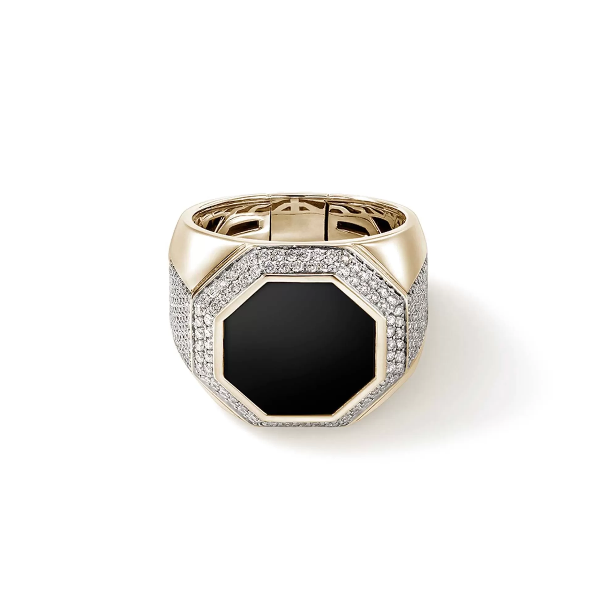 Best John Hardy Signet Ring, Gold, Diamonds