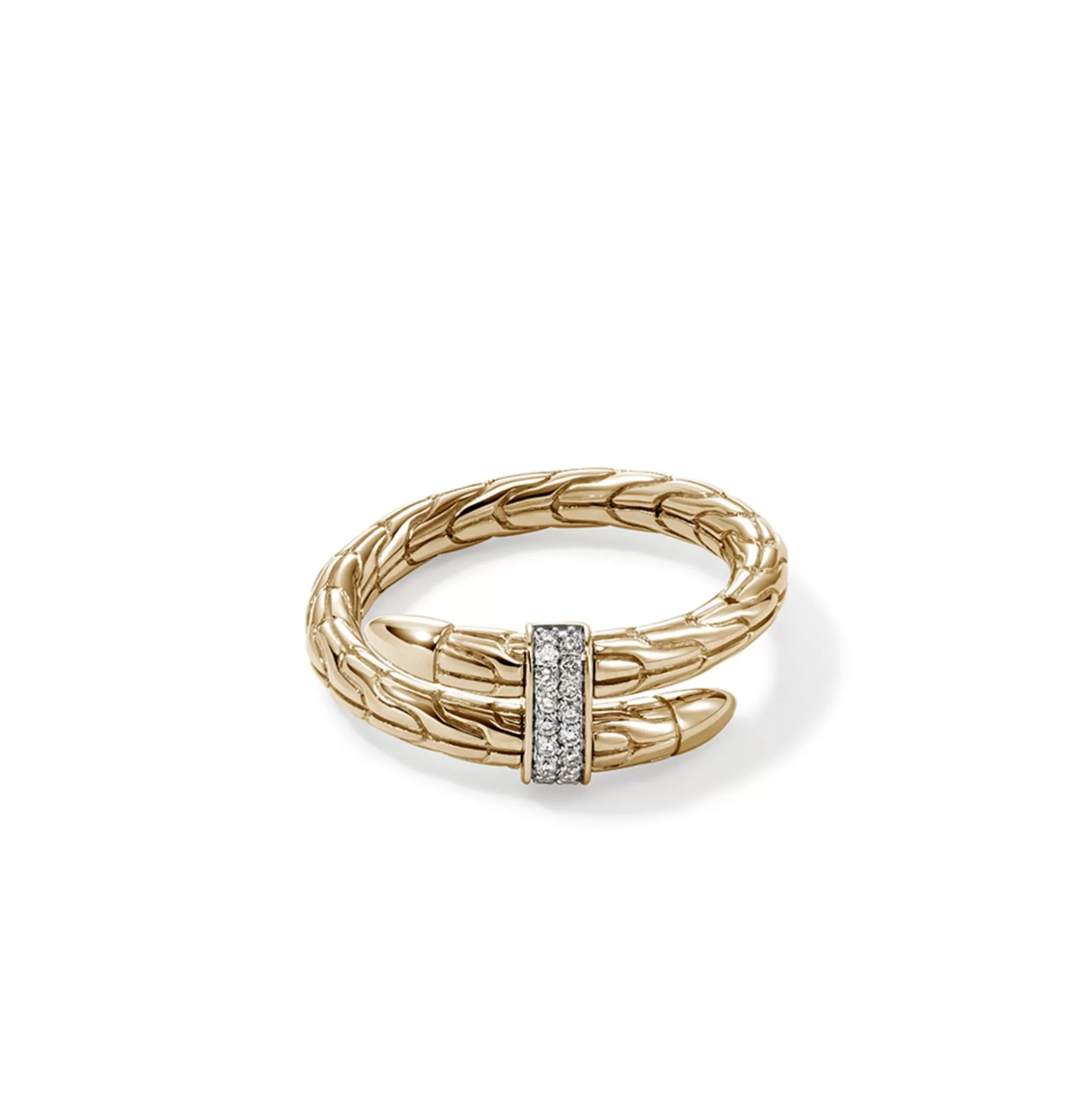 Sale John Hardy Spear Ring, Gold, Diamonds