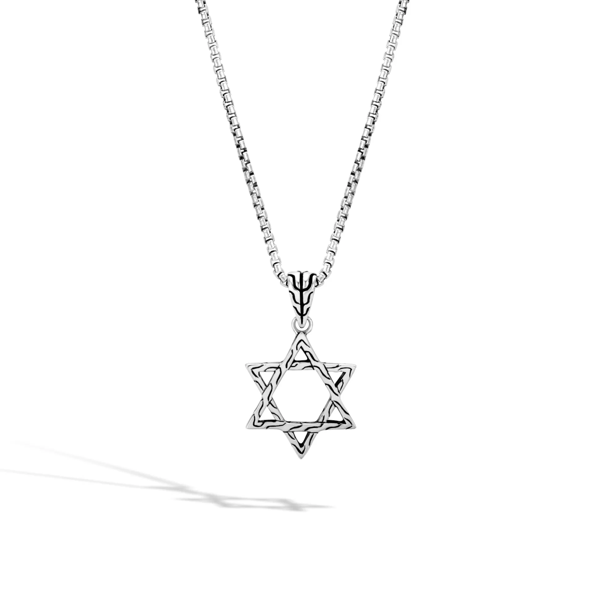 Best Sale John Hardy Star of David Pendant Necklace, Silver