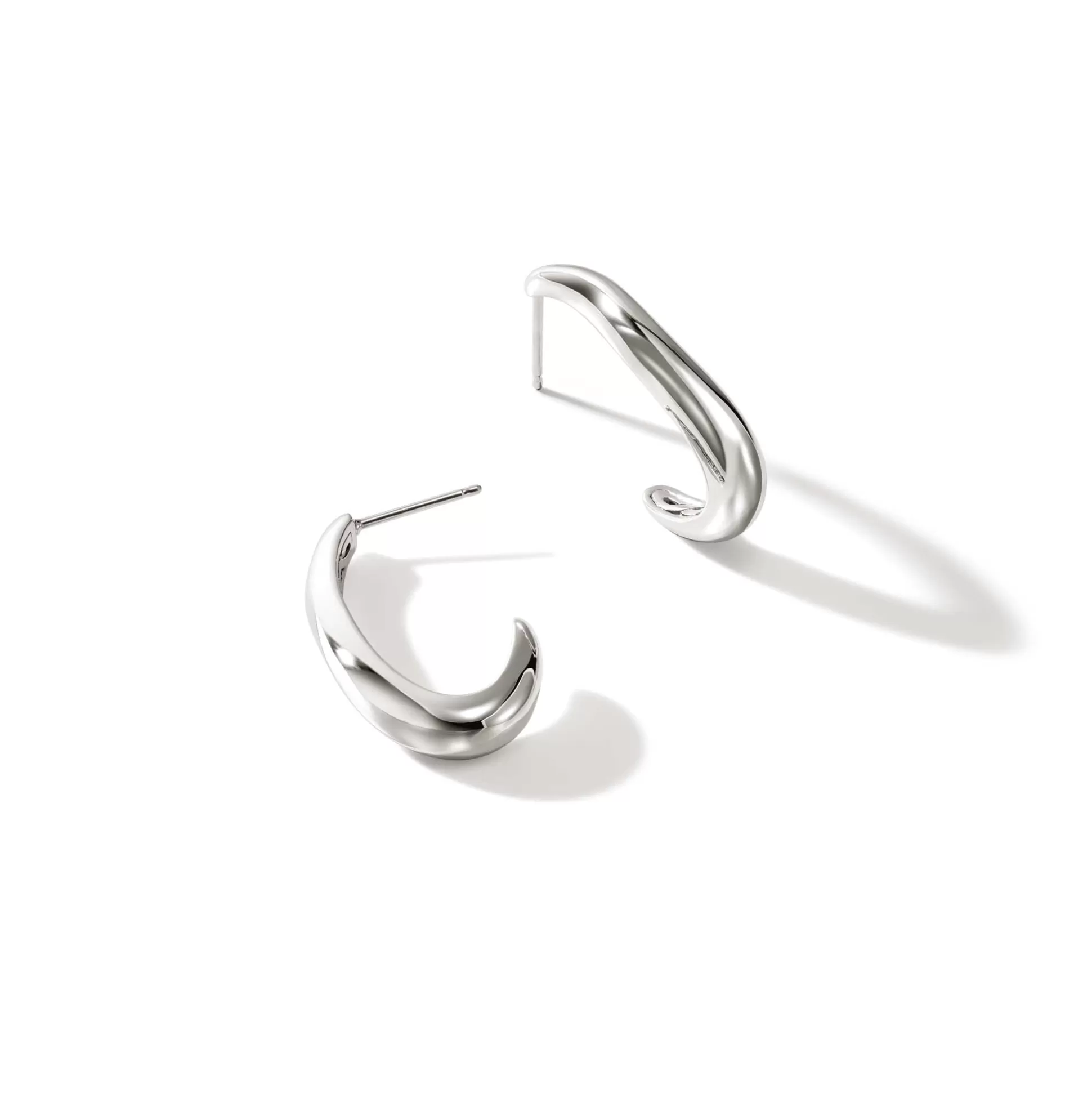 Flash Sale John Hardy Surf J Hoop Earrings, Sterling Silver