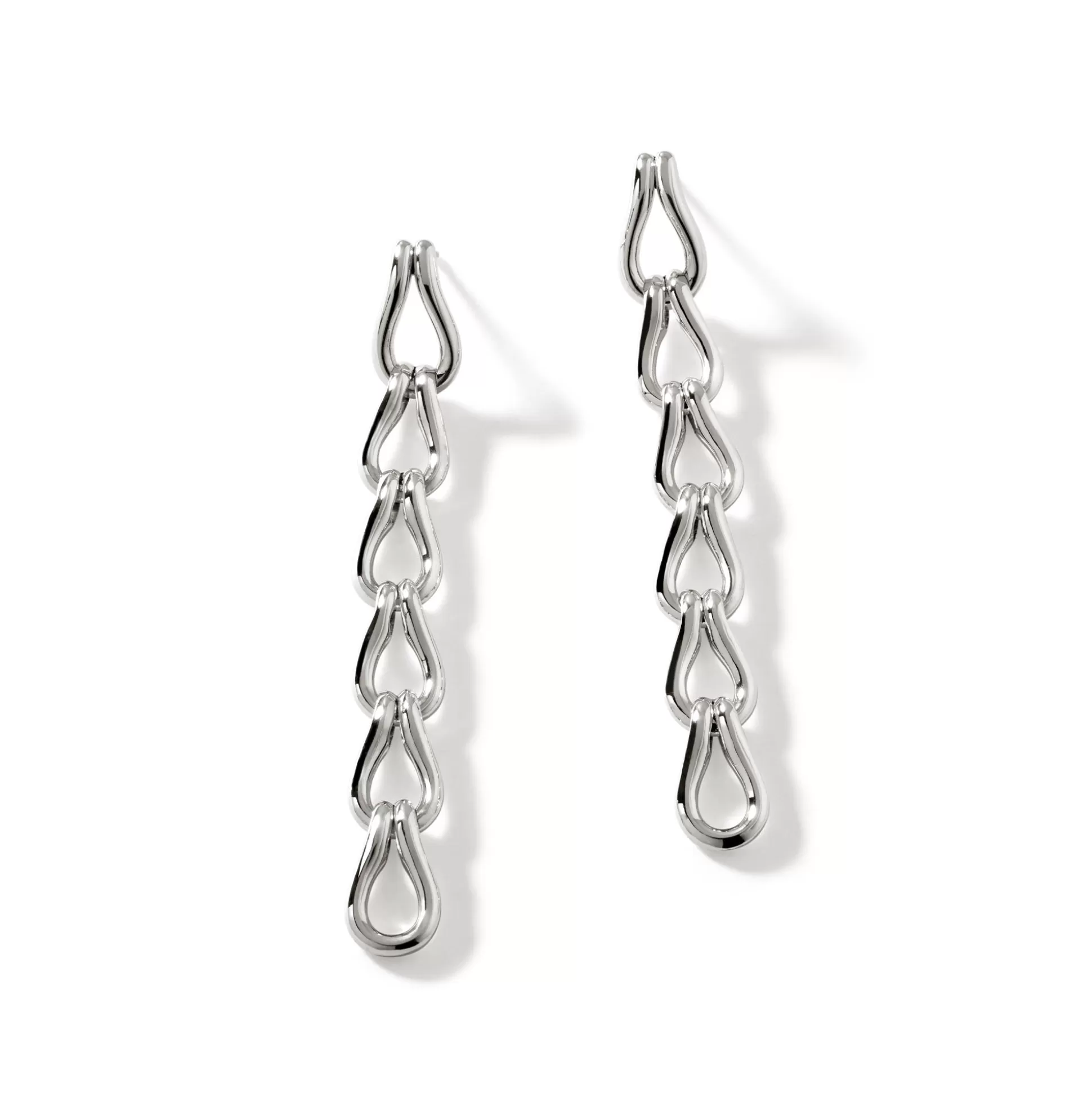 Cheap John Hardy Surf Link Earrings, Sterling Silver