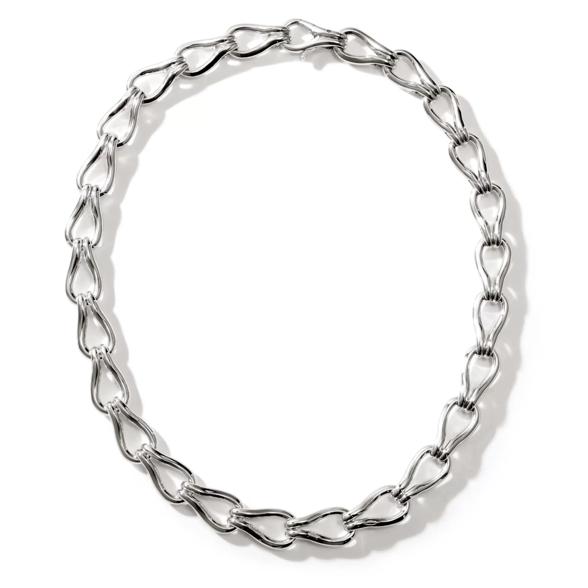 New John Hardy Surf Necklace, Sterling Silver, 12MM