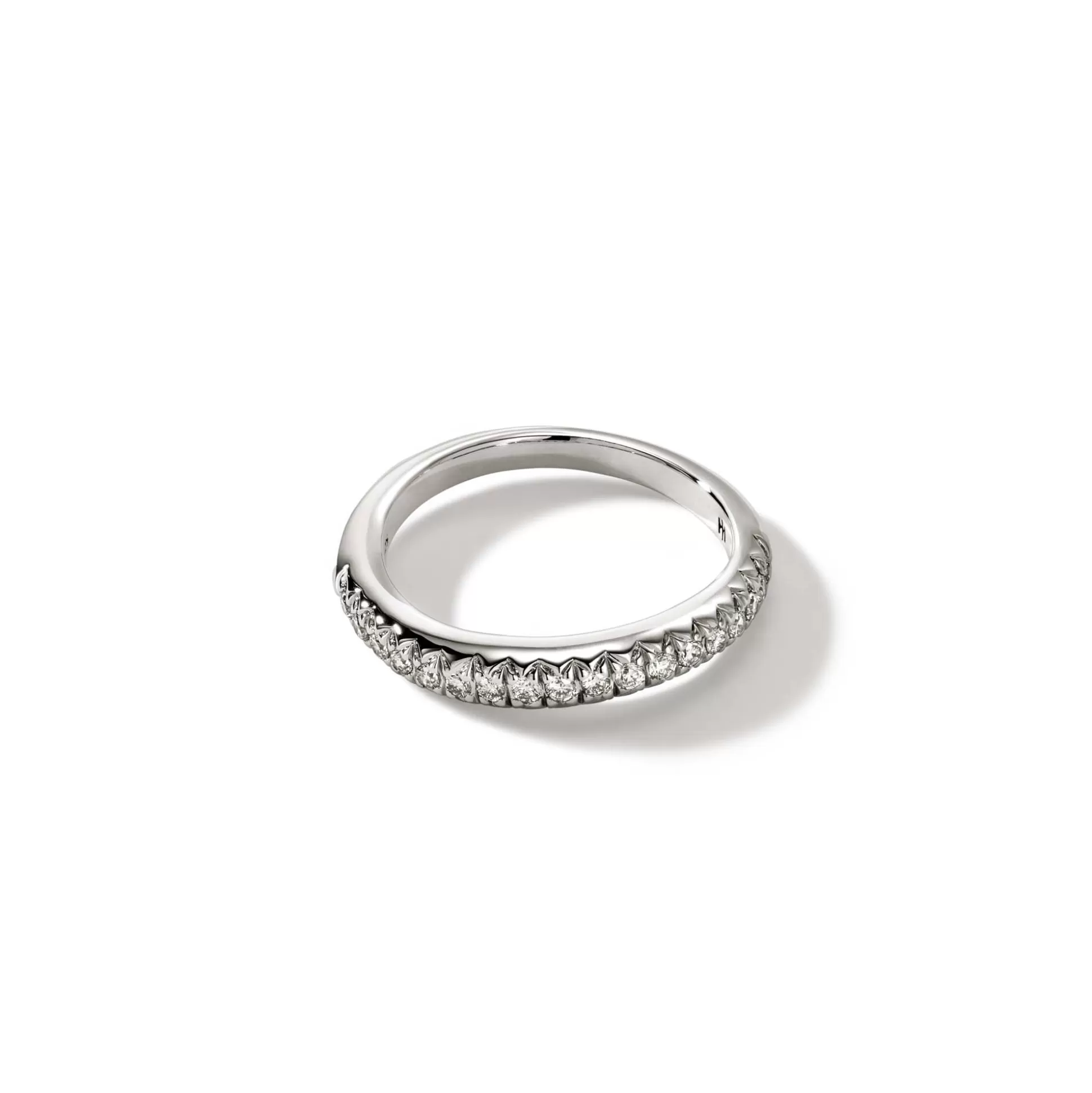 Cheap John Hardy Surf Ring, Sterling Silver, Diamonds, Slim