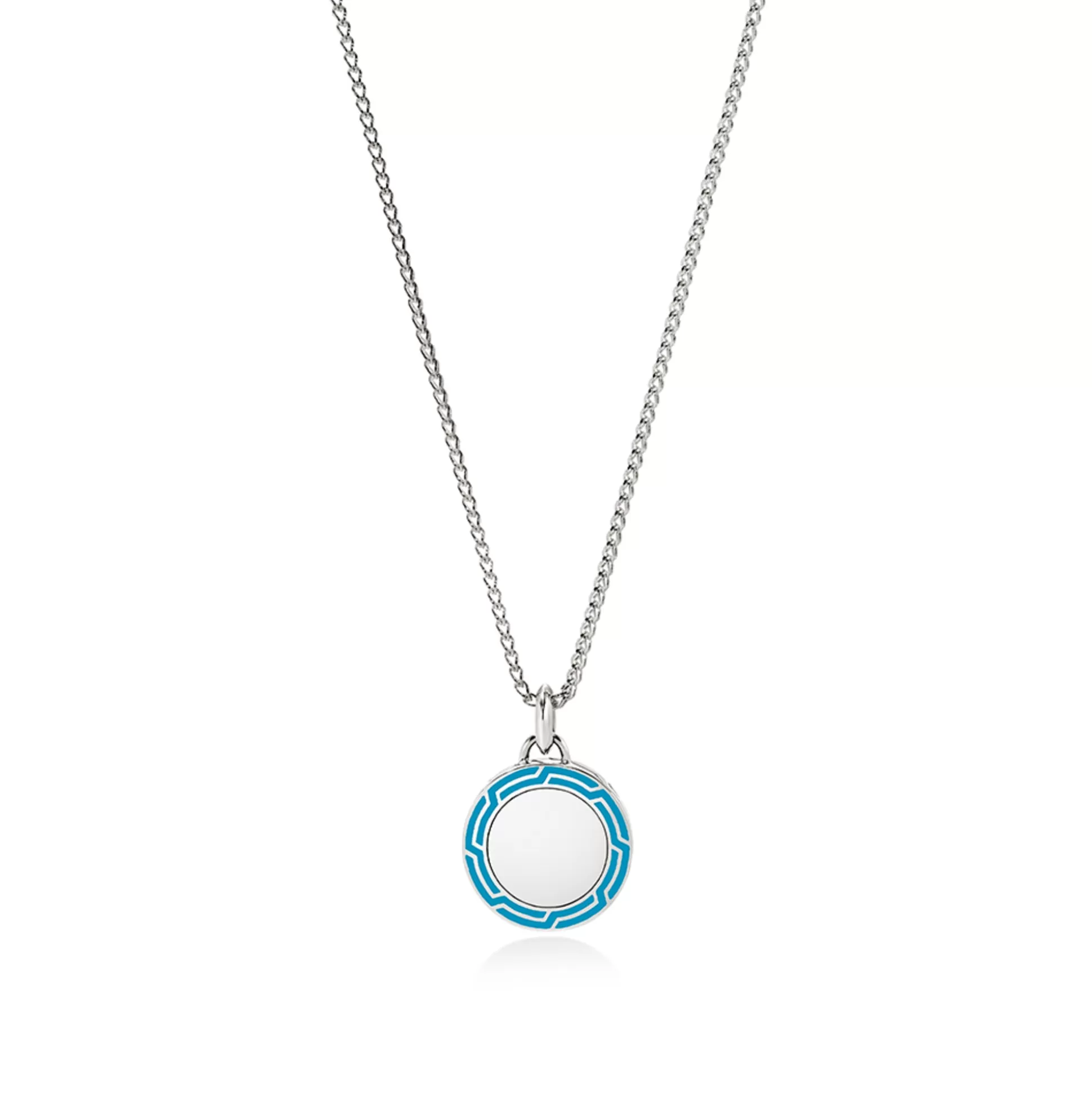 Clearance John Hardy Tag Necklace, Sterling Silver, Enamel
