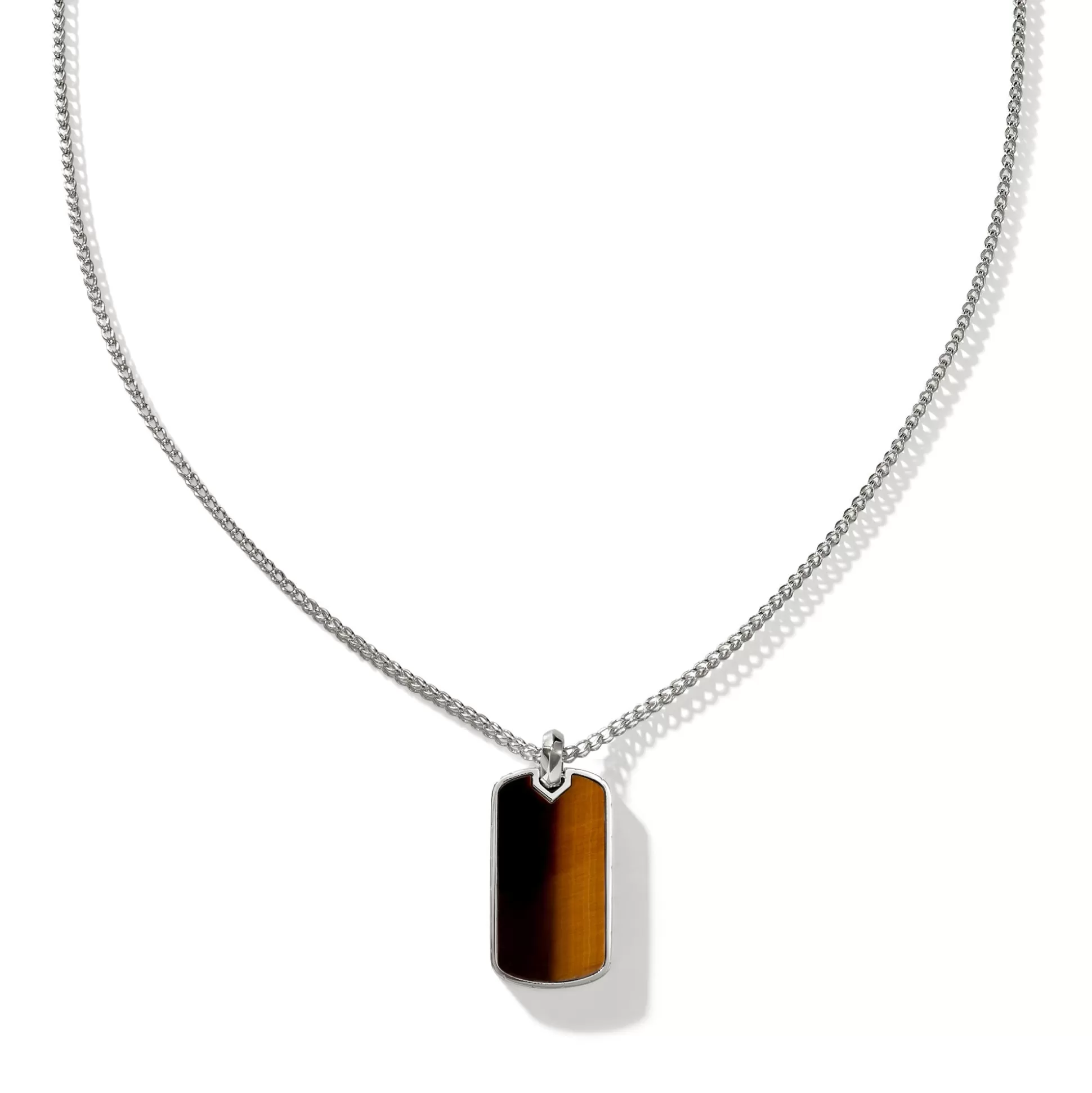 Cheap John Hardy Tag Pendant Necklace, Sterling Silver